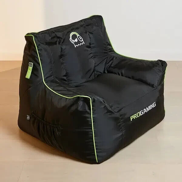 Plan B Pro Gamer Gaming Chair Bean Bag with Headphone Strap