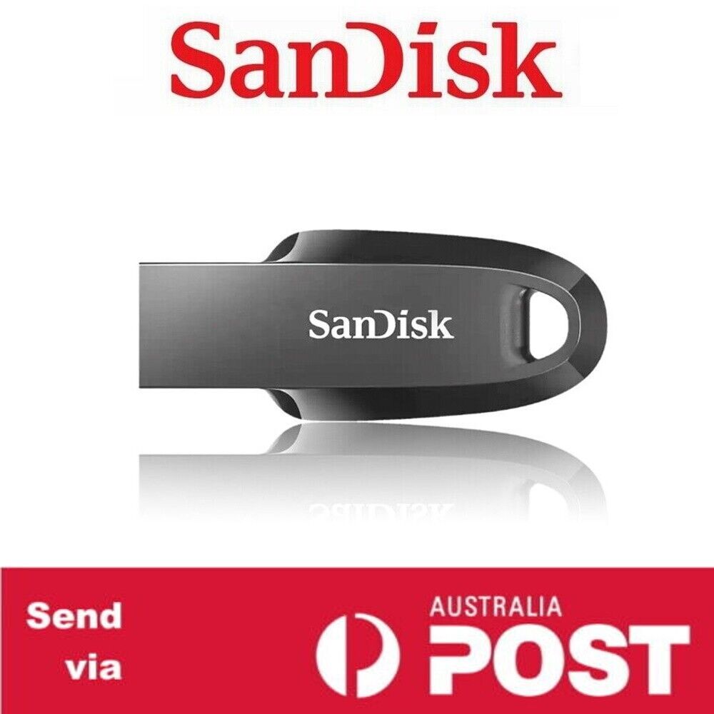 USB Flash Drive SanDisk Ultra Curve USB 3.2 Memory Stick Pen PC Mac CZ550