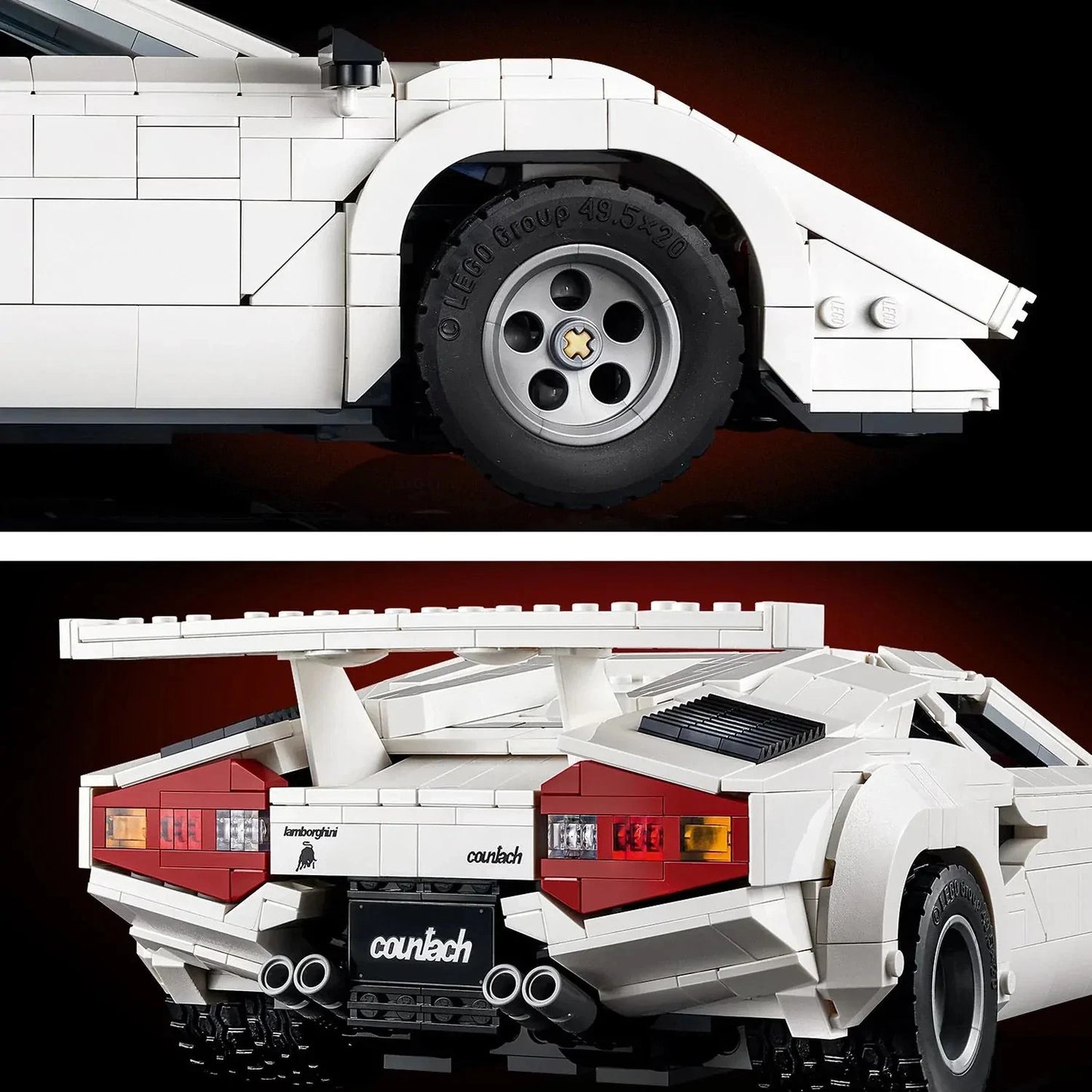 LEGO Icons Lamborghini Countach 5000 Quattrovalvole 10337