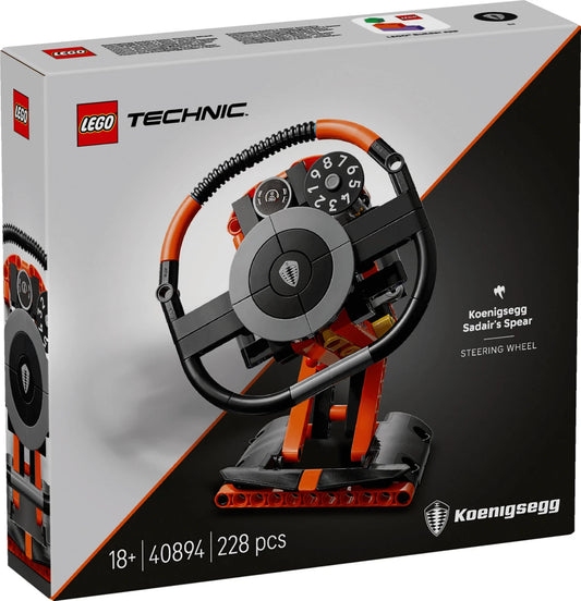 LEGO 40894 Technic Koenigsegg Sadair's Spear Steering Wheel Brand New Sealed