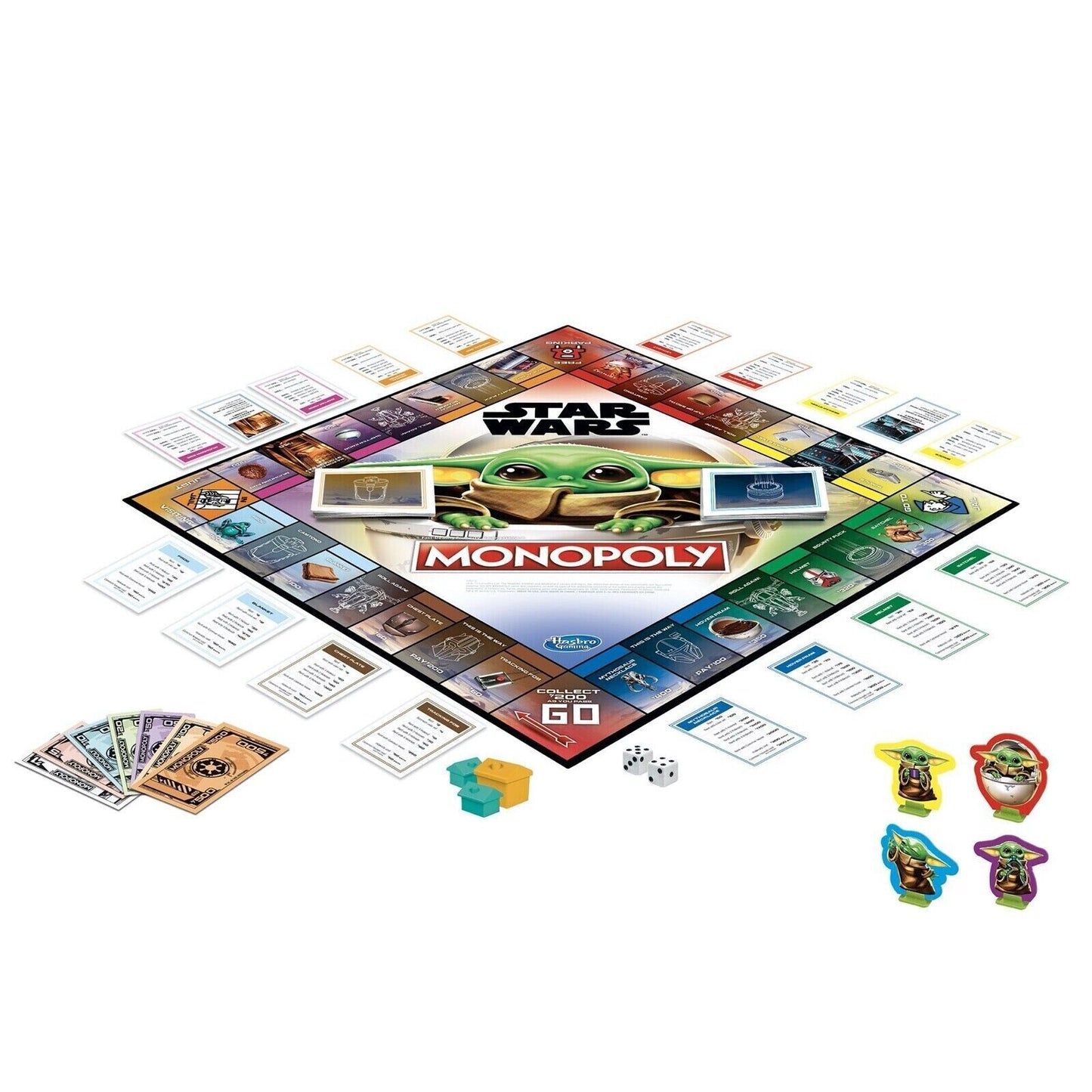 Star Wars Monopoly The Child - Star Wars the Mandalorian Monopoly set baby Yoda