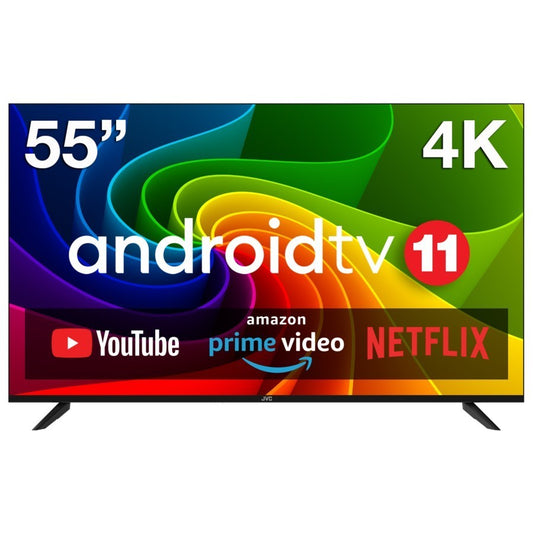 JVC 55" Inch 4K UHD LED Google  Smart TV WIFI Bluetooth Netflix Disney Plus