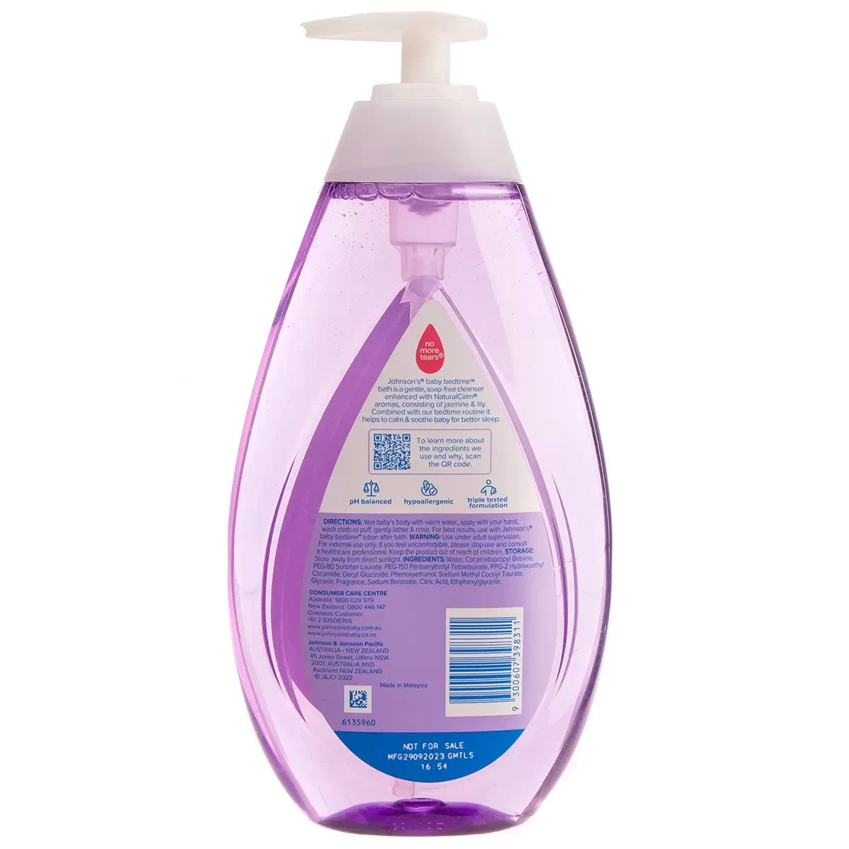 Johnson's Baby Bedtime Baby Bath 2 x 750ml