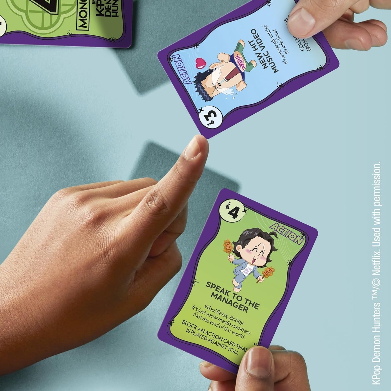 Monopoly Deal - KPop Demon Hunters Edition Card Game "New"