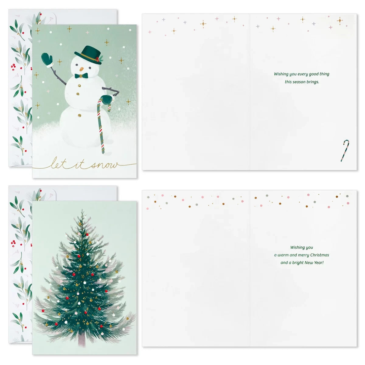 Hallmark Traditional Holiday Card Assortment 40 Pack - Classic Icons