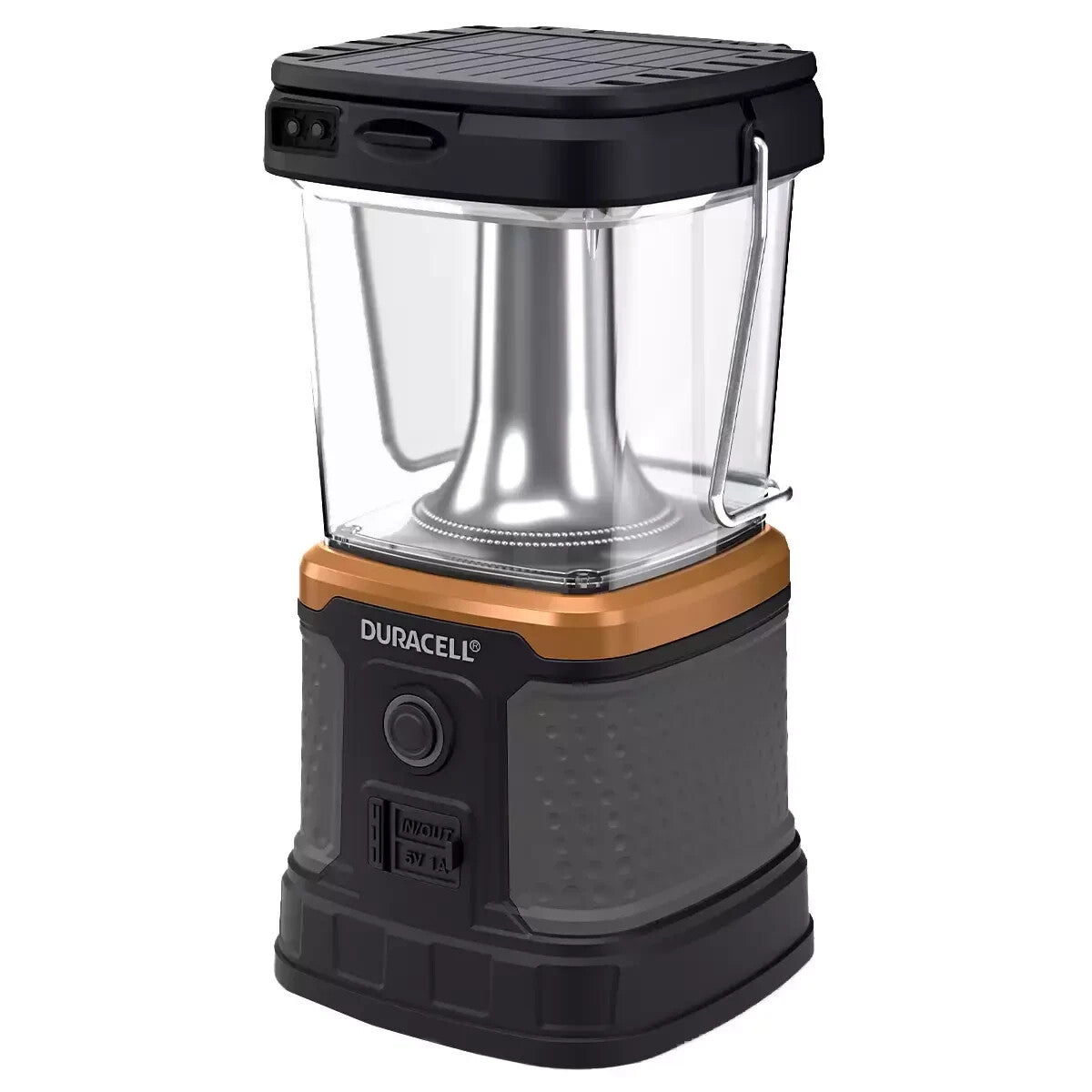 Duracell 3000 Lumen Rechargeable Lantern Camping Hiking Light Battery Solar USB