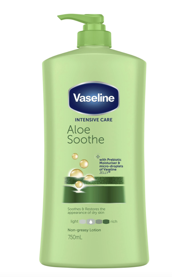 Vaseline Intensive Care Body Lotion Aloe Soothe 750ml Brand New