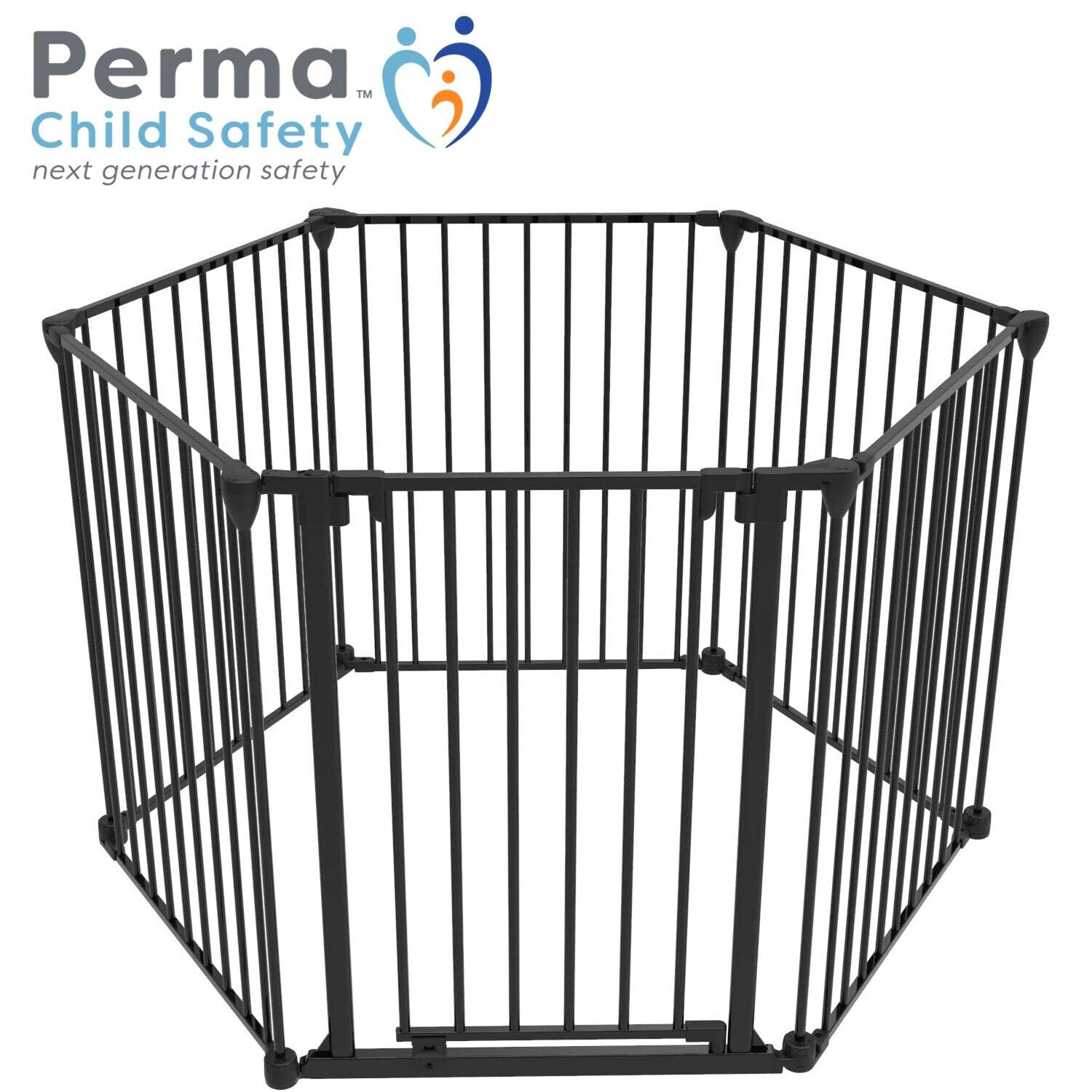 Perma Child Playpen Safety 3 in 1 Barrier Gate Up to 3.7m Long Fits 72cm - 370cm