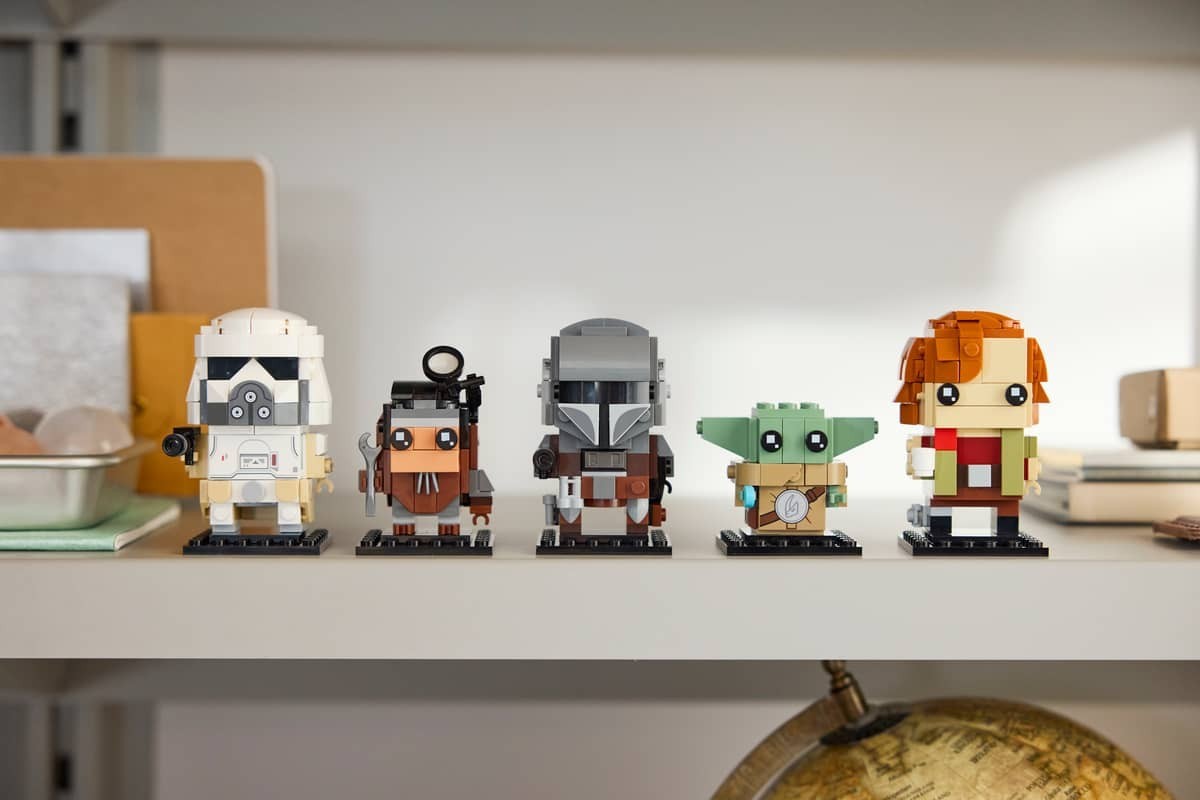 LEGO Star Wars BrickHeadz The Mandalorian and Grogu: Allies & Villains (40856) 