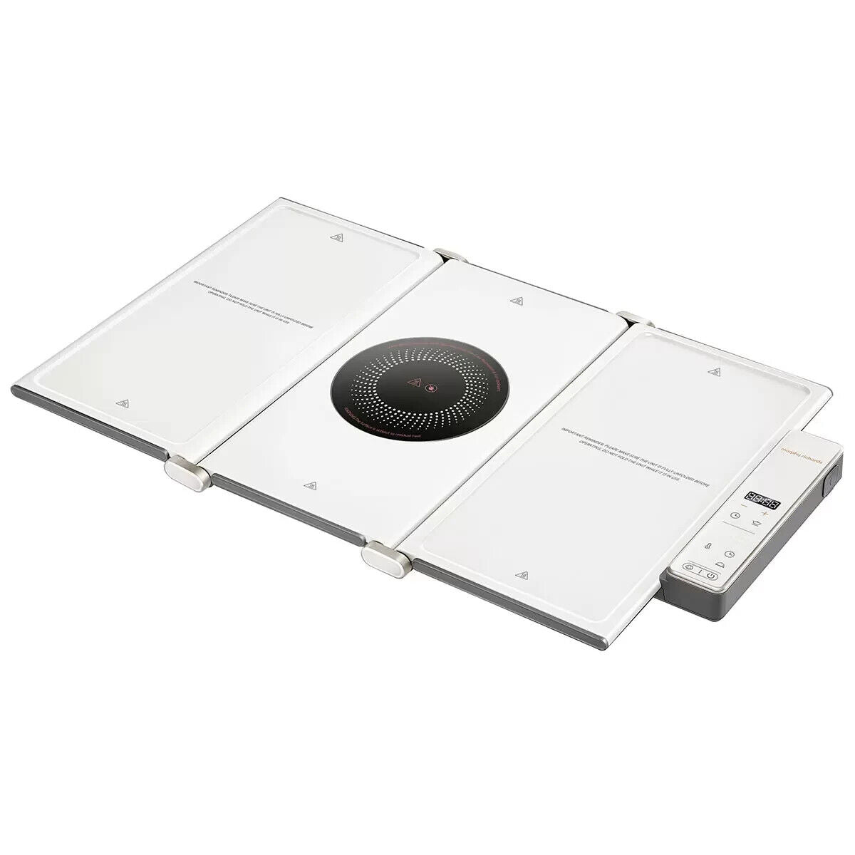 Morphy Richards 2-in-1 Electric Foldable Cooktop And Food Warmer with Hot Plate