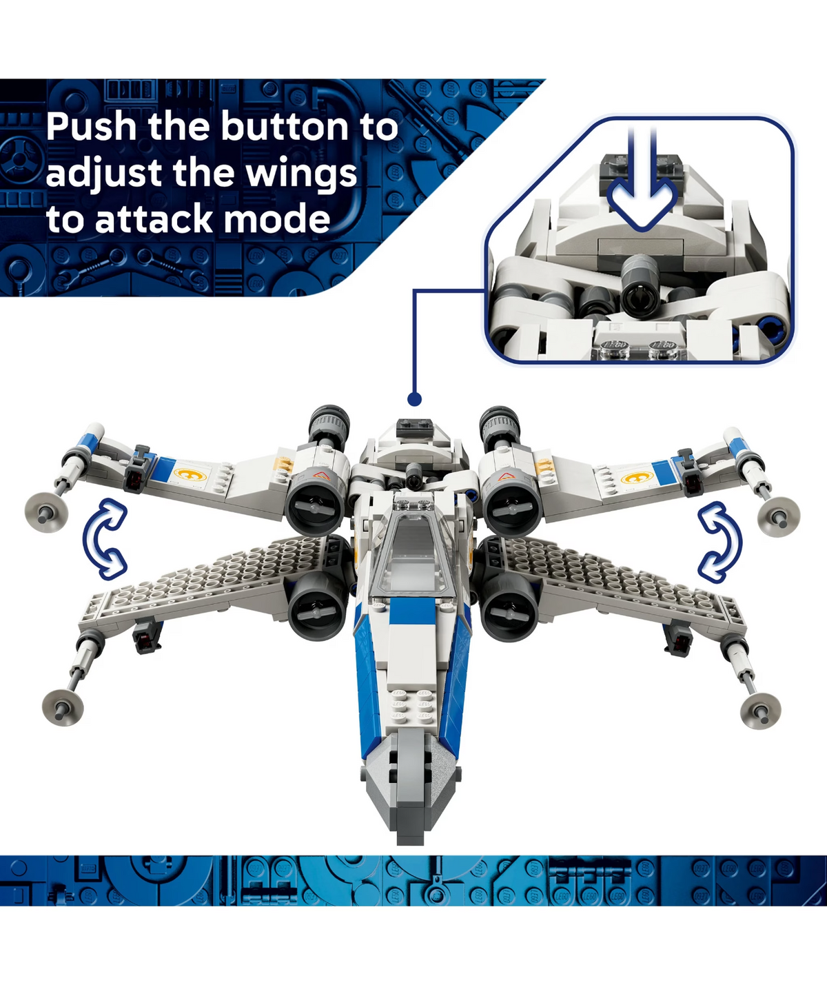LEGO Star Wars TM New Republic X-Wing Starfighter 75460 