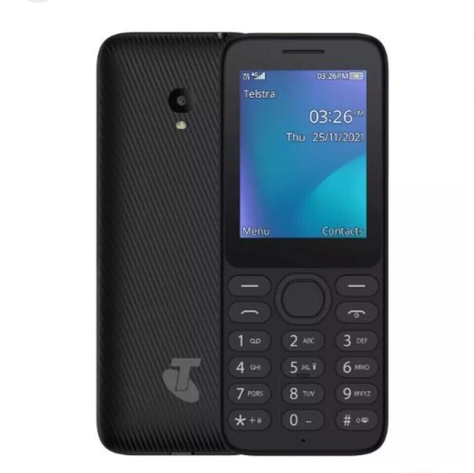Telstra Lite 3 4GX, Blue Tick, Keypad, Wi-Fi Hotspot Camera Black AU STK Cheap