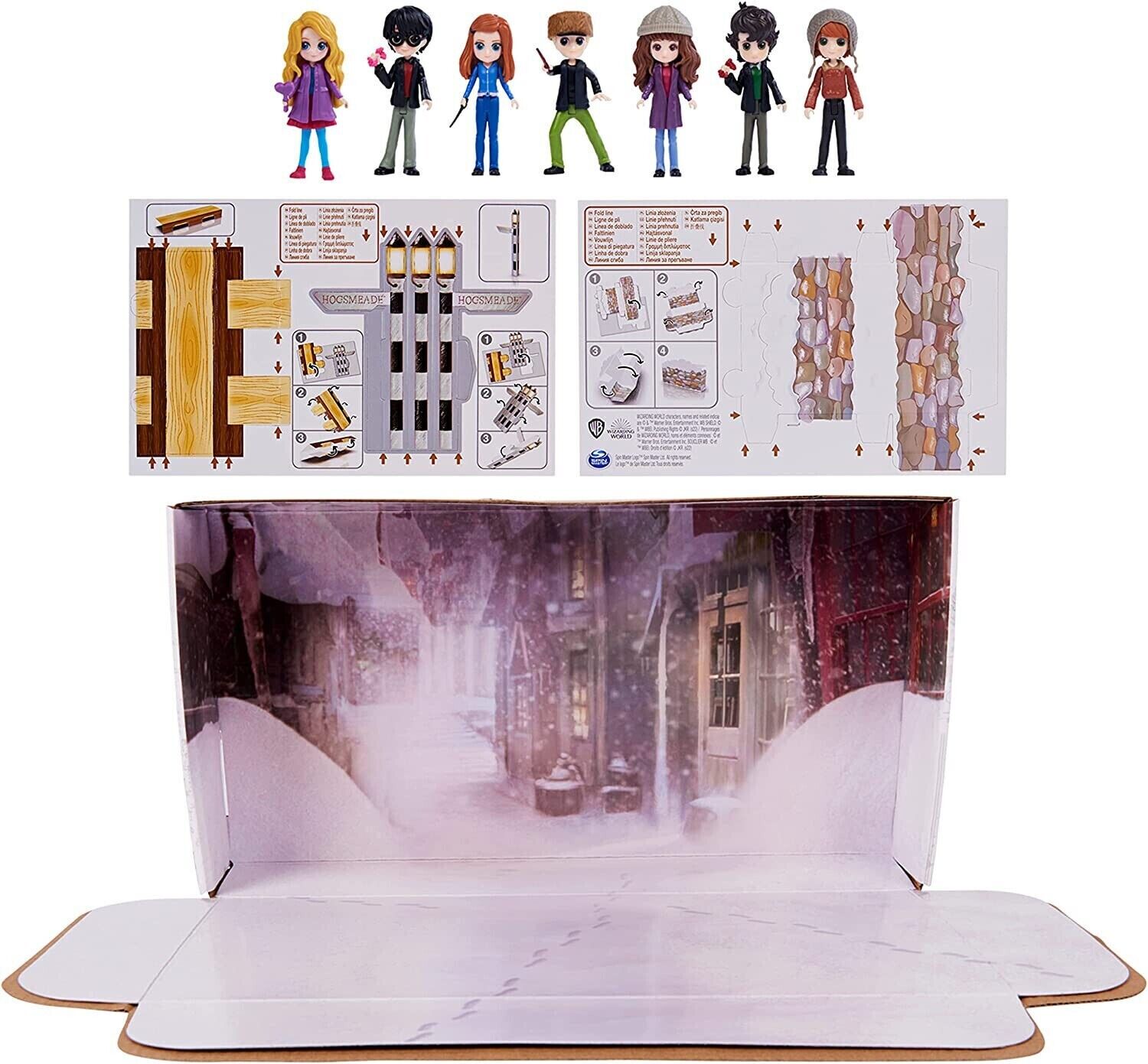 Harry Potter Magical Minis Hogsmeade Collection 7 Figure Set 8cm Playset