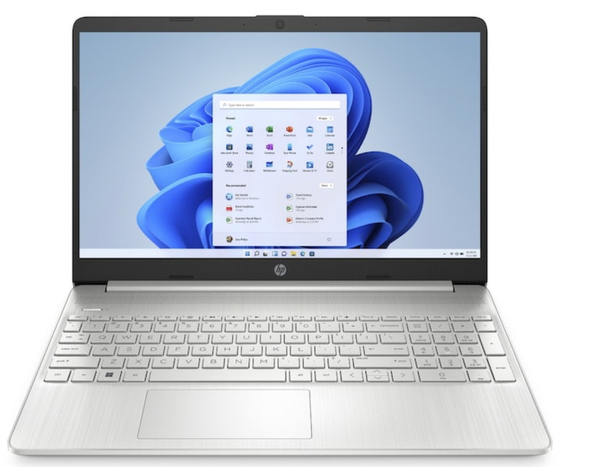 HP 15.6" 8GB/512GB SSD/ R7-5700U Laptop Notebook PC Win 11 Silver AMD Ryzen 7