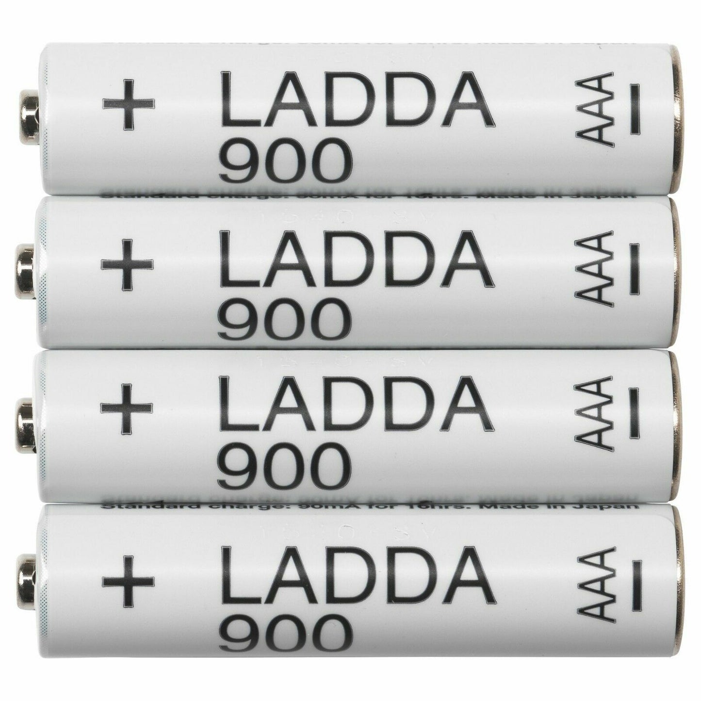LADDA AAA & AA Rechargeable NiMH 500 900 1900 2450 mAh Batteries