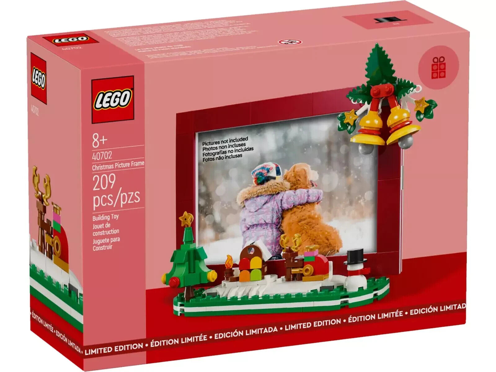 LEGO 40702 Christmas Picture Frame Home Decoration Family Photo
