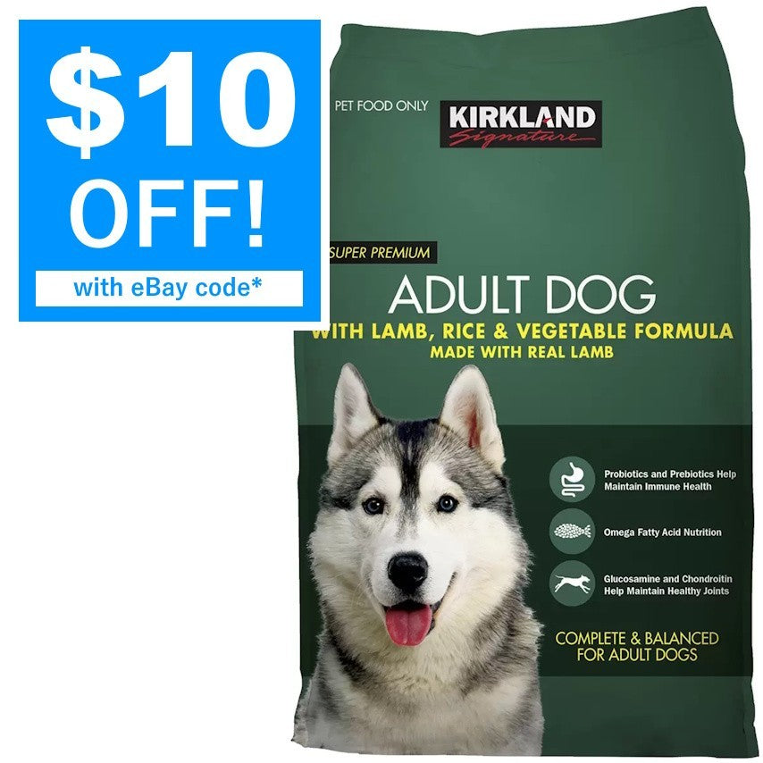 Dog Food Kirkland Signature Dog Food with Lamb, Rice and Vegetable 18kg Dog Food
