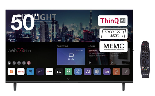 AIWA 50" 4K Ultra HD WebOS Hub TV with Magic Remote