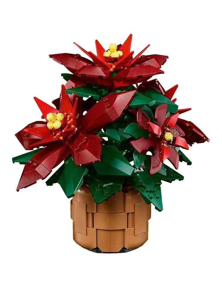 LEGO 10370 Poinsettia - New Sealed - AU - Christmas Icons
