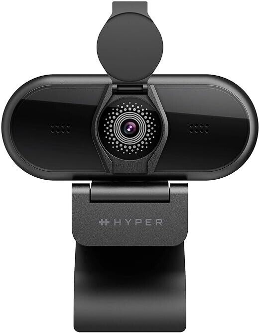 Hyperdrive HyperCam Highest Quality HD 1080p with Stereo Sound USB Webcam Black