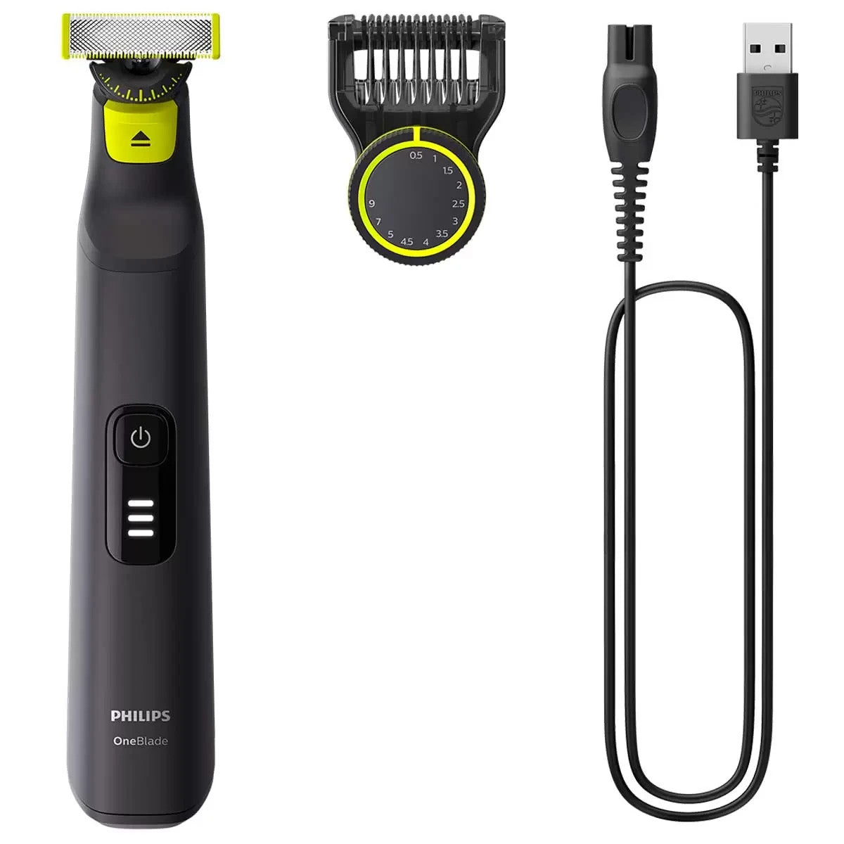 Philips OneBlade Face PRO 360 Bundle 12 Length Precision Comb 2X Blade
