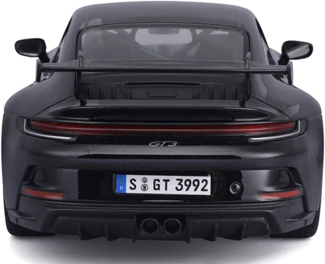 Maisto 1:18 2022 Porsche 911 GT3 Racing Diecast Model Car New in Box Black