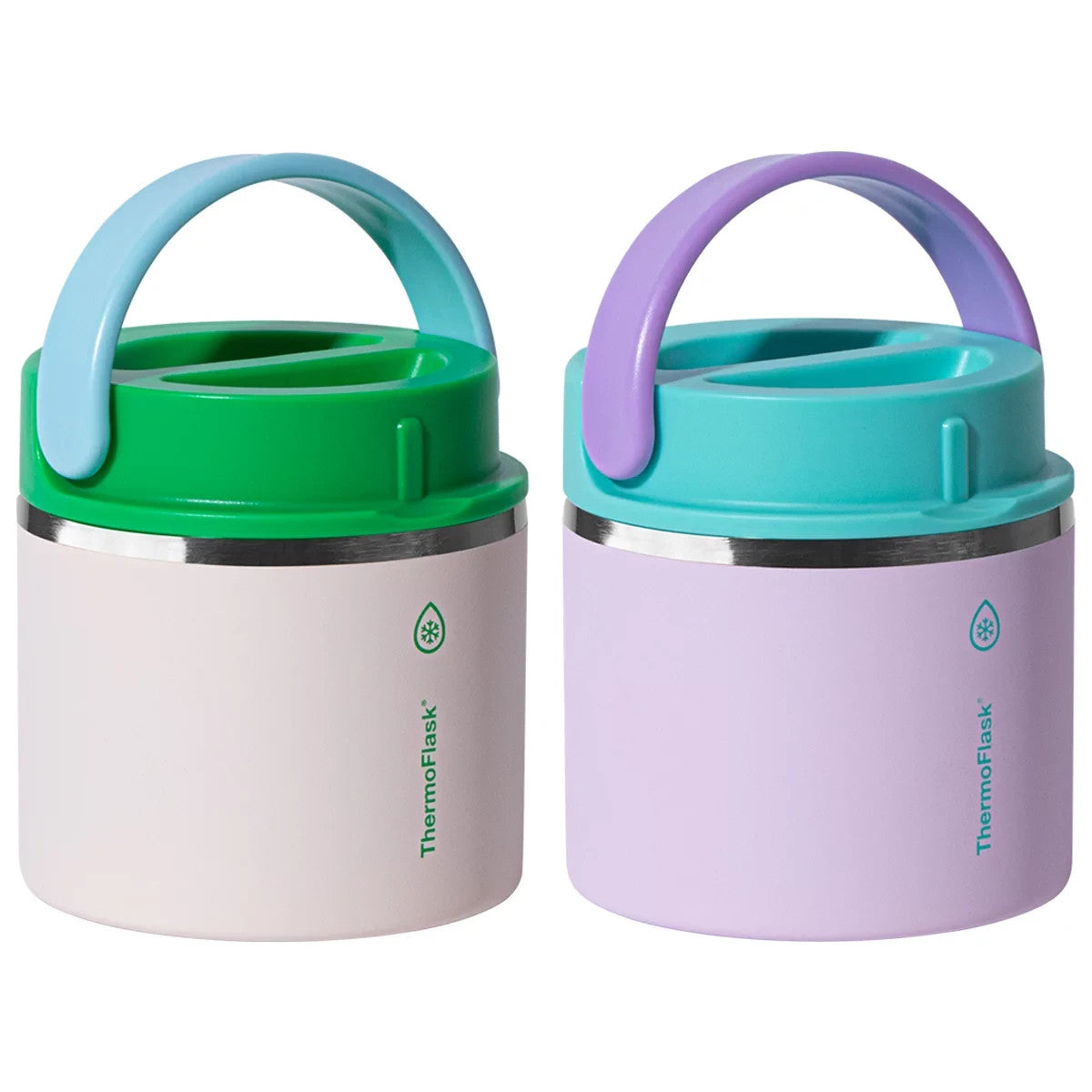 ThermoFlask 590ml Insulated Food Jar 2 Pack Assorted