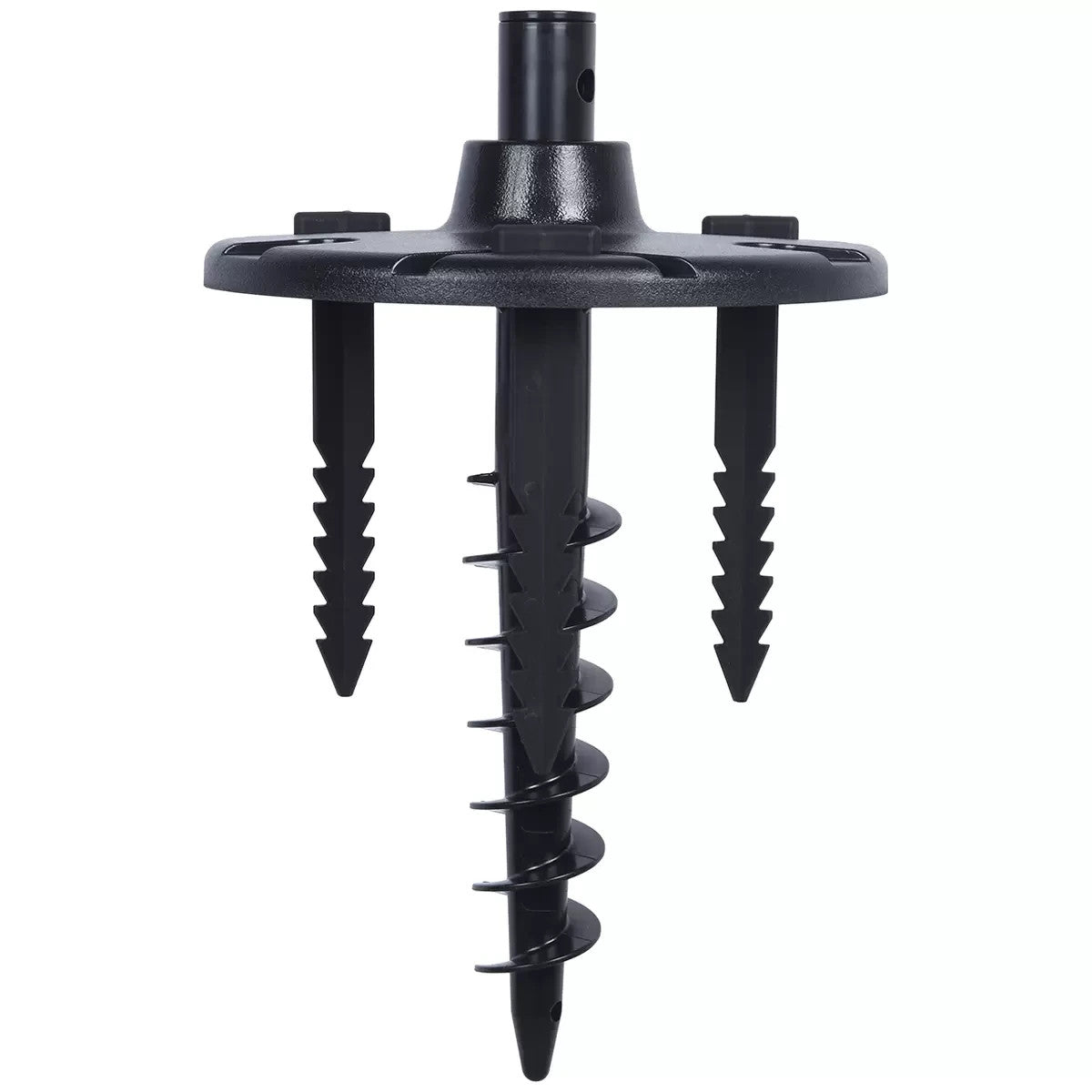 LUTEC 2.27m Cast Aluminium Wireless Solar LED Lamp Post Light Lantern Glass Yard