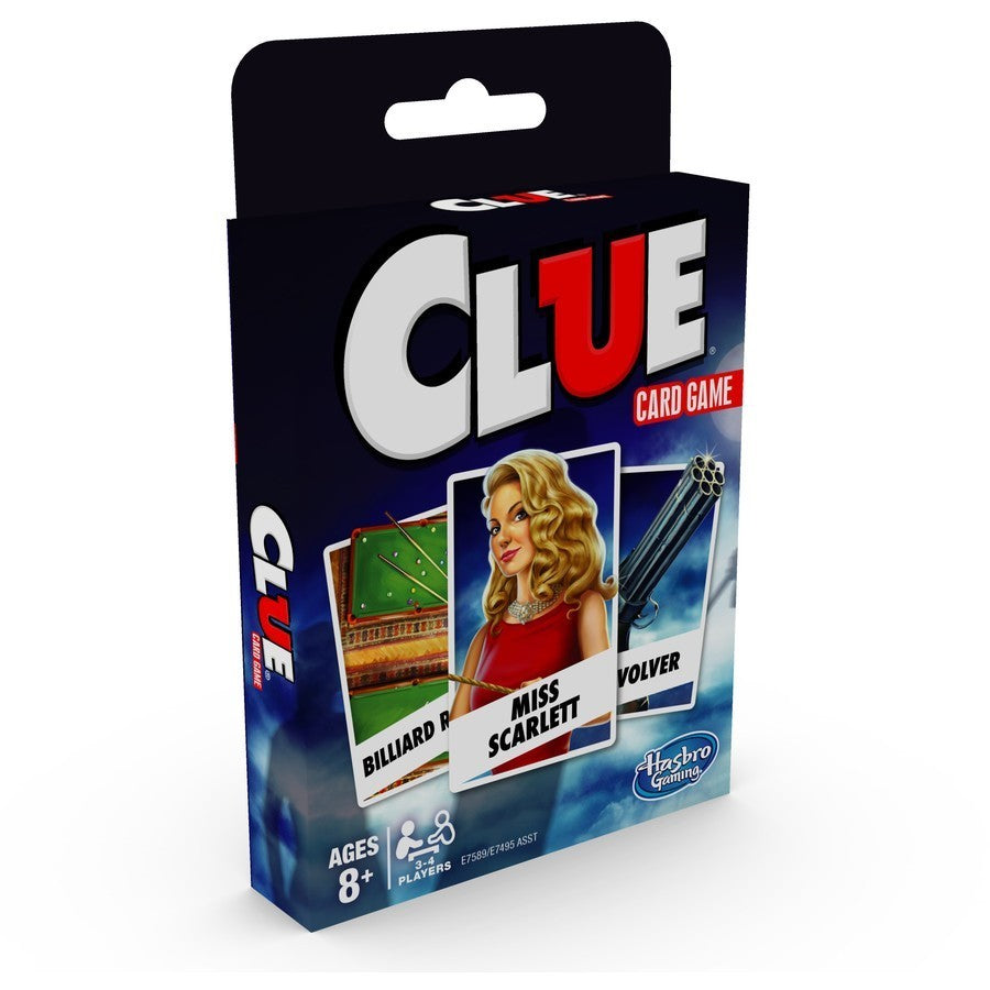 Hasbro Clue Card Game Party 3-4 Player 8+ Based on the popular Cluedo Board Game