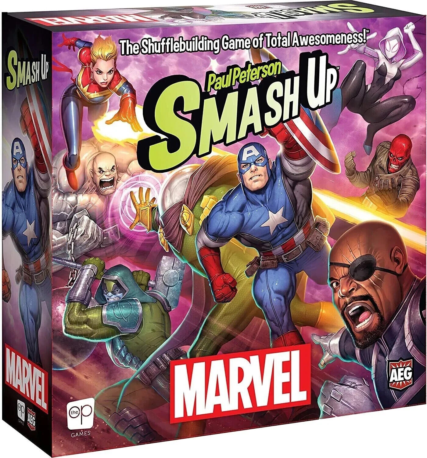 Paul Peterson Smash Up Marvel The Game • Card Game • 2-4 players • Board Game