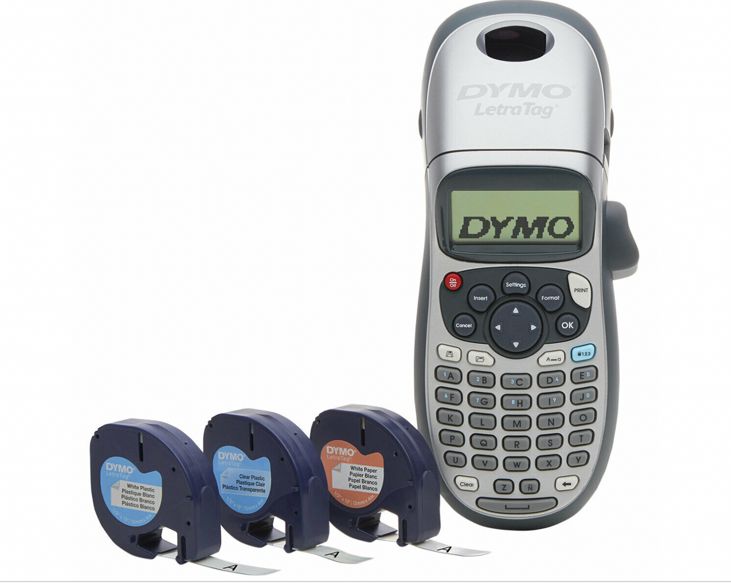 Dymo Letratag Handheld Label Maker With 3 Label Tapes