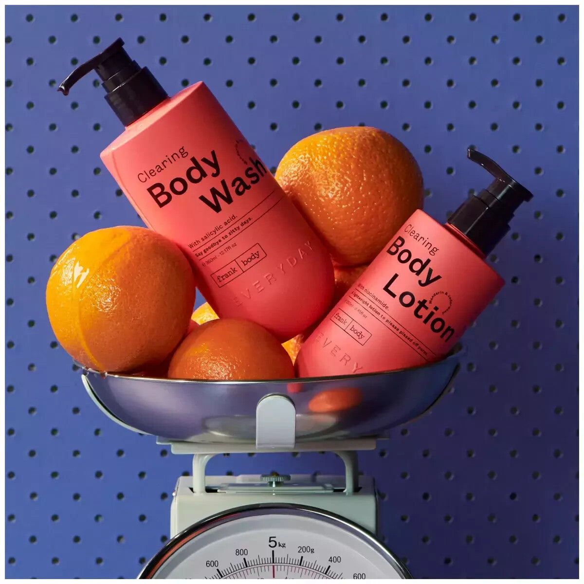 Frank Body Clearing Body Wash 2 x 360ml | Keeps Skin Soft For All Skin Types