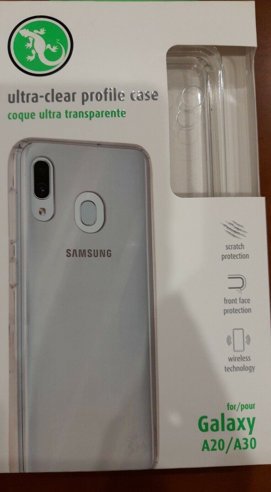 Gecko Ultra Clear profile case for Galaxy A20/A30 Brand New