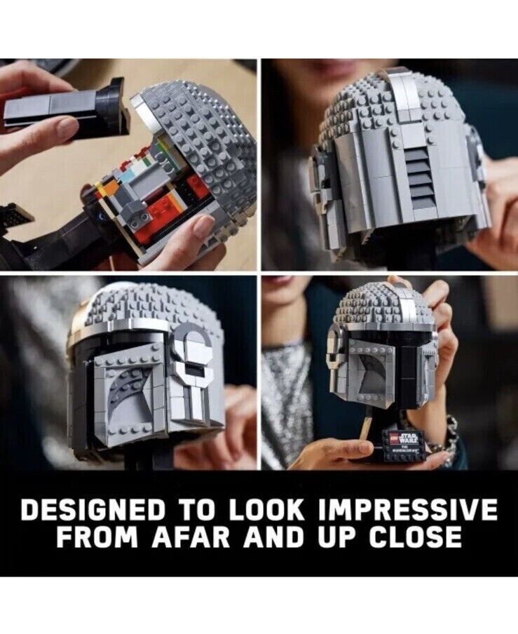 LEGO 75328 Star Wars The Mandalorian Helmet Brand New Sealed
