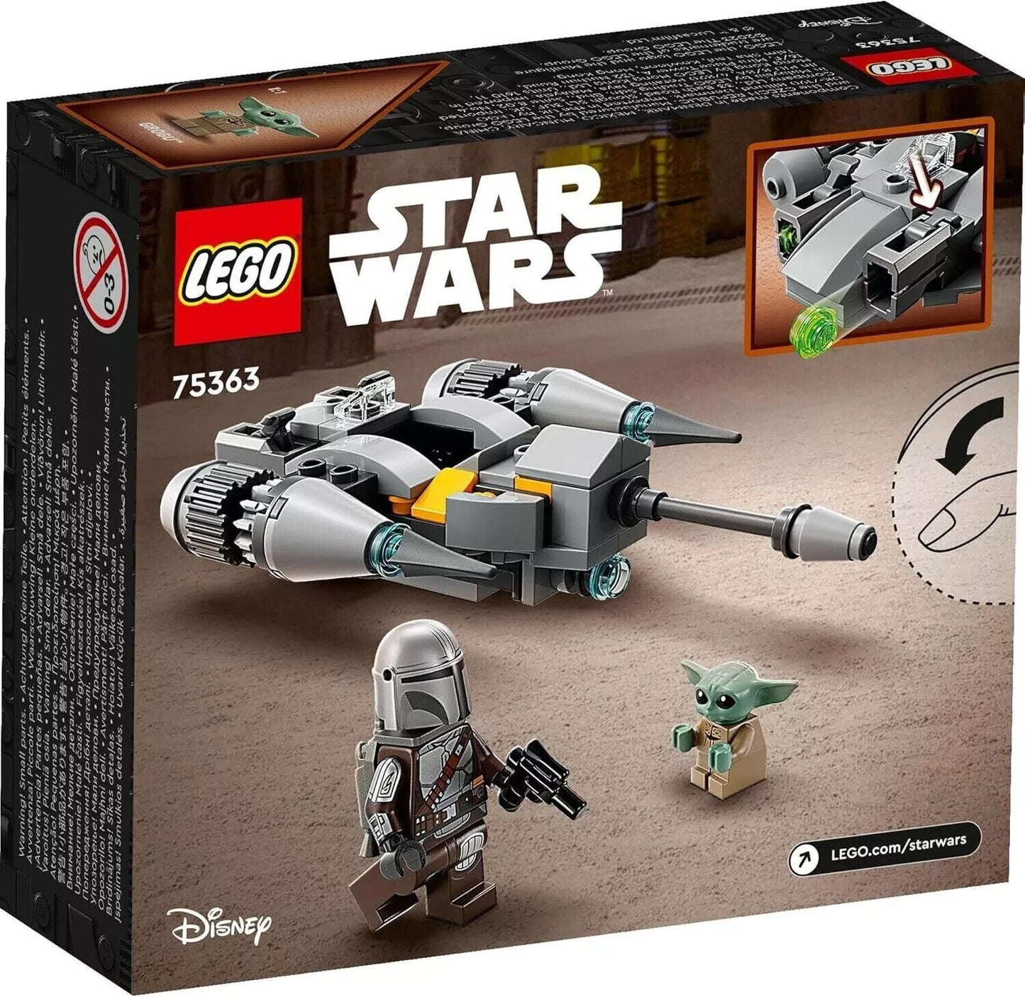LEGO® Star Wars™ 75363 The Mandalorian’s N-1 Starfighter™ Microfighter Yoda