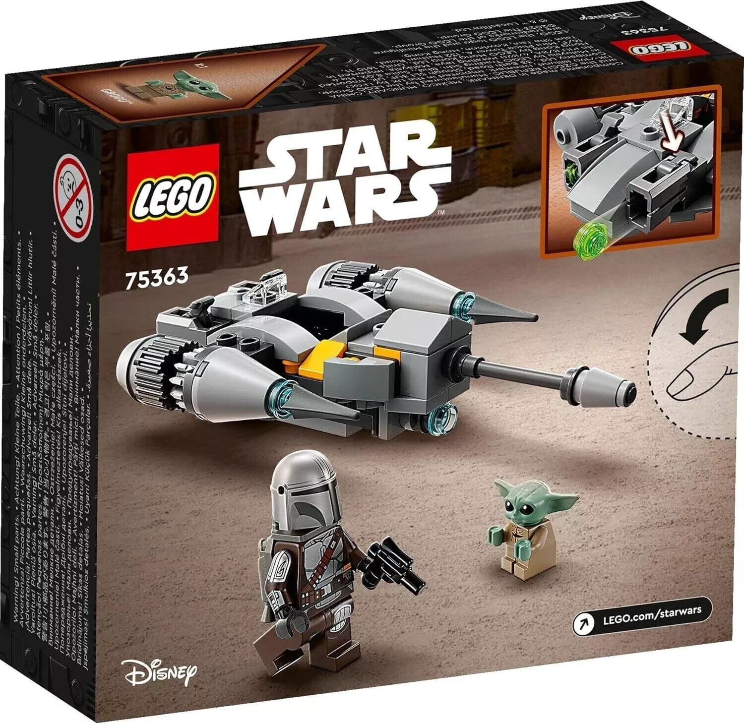 LEGO® Star Wars™ 75363 The Mandalorian’s N-1 Starfighter™ Microfighter Yoda