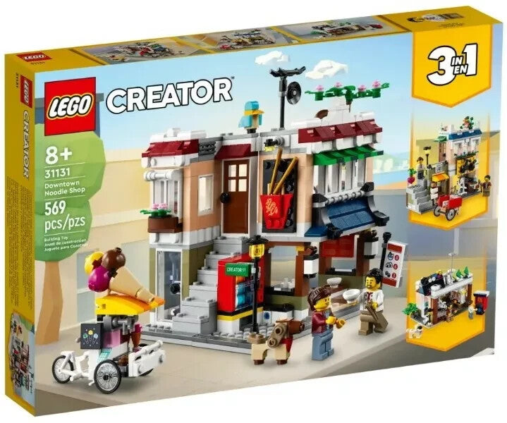 LEGO Creator 3-in-1 ~ Downtown Noodle Shop ~ 31131 Brand New Sealed