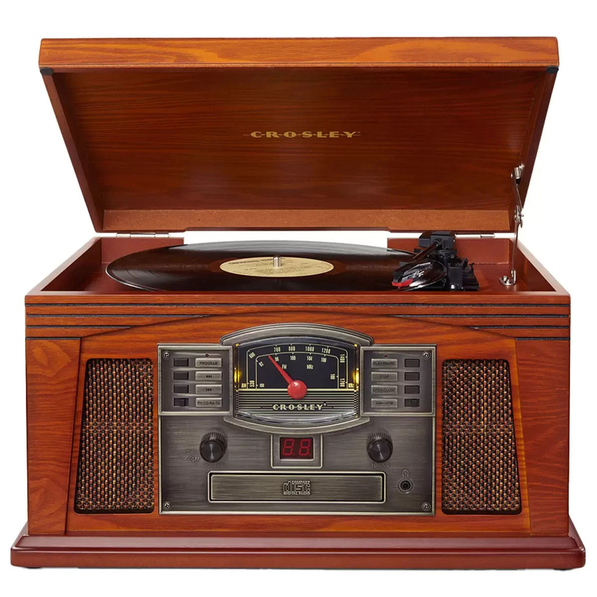 Crosley Lancaster Turntable With Bluetooth - Paprika