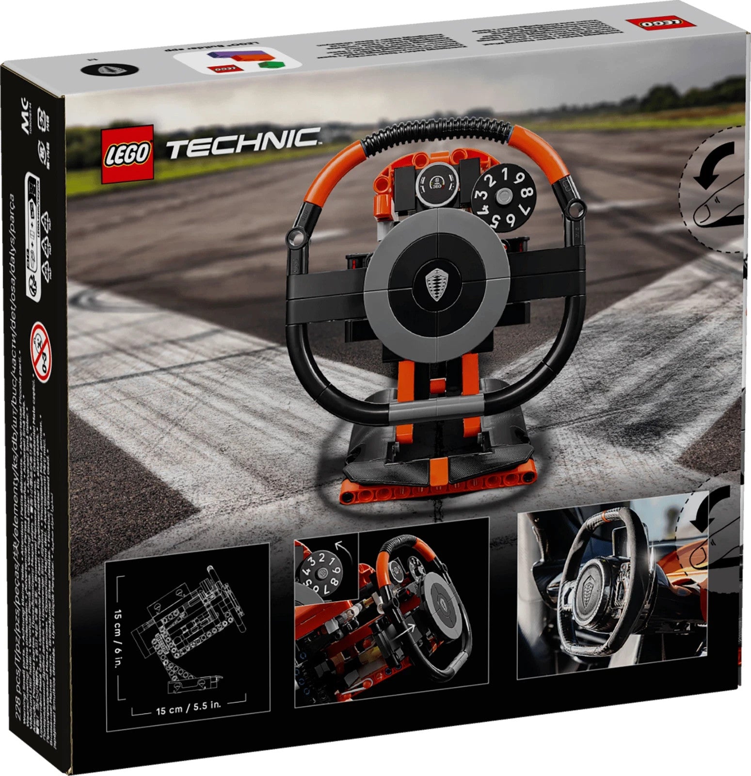LEGO 40894 Technic Koenigsegg Sadair's Spear Steering Wheel Brand New Sealed