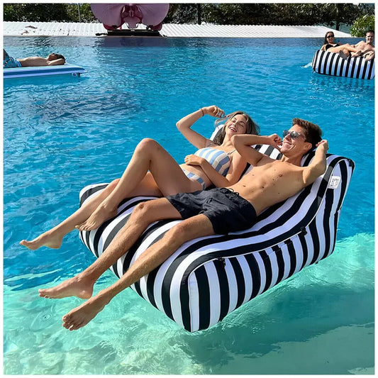 Acqua Boss Premium Luxe Pool Float Lounger Floating Pool Lounge 2 Person