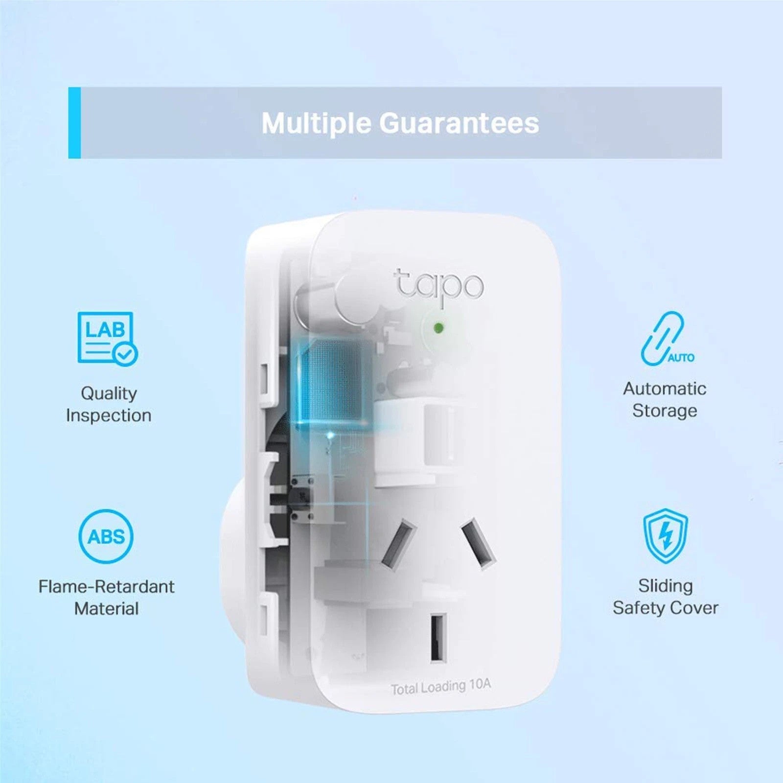 TP-Link Smart Power Tapo P100 V2.2 Mini Smart Wi-Fi Socket TAPO-P100 AU Plug