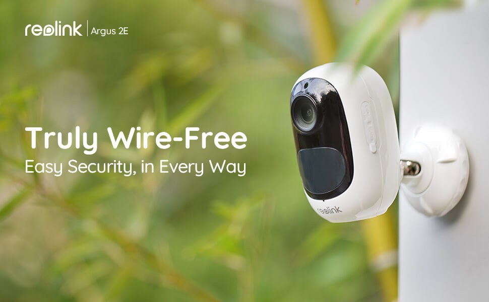 Reolink Argus 2E 3MP SHD Home Security Camera Spotlight Color Night Smart Detect