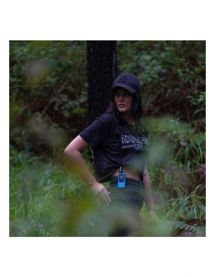 5X ECOXGEAR EXG50 UHF CB Handheld Radio Walkie Talkie 3km LED Torch