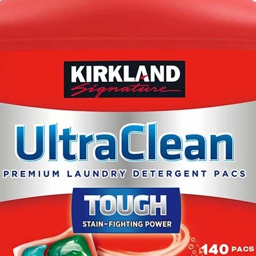 Kirkland Signature Laundry Detergent Pods 140 Pacs Tough on Stains Fresh Scent