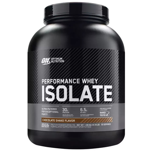 Optimum Nutrition Performance Whey Isolate 1.9kg Chocolate Shake Flavor
