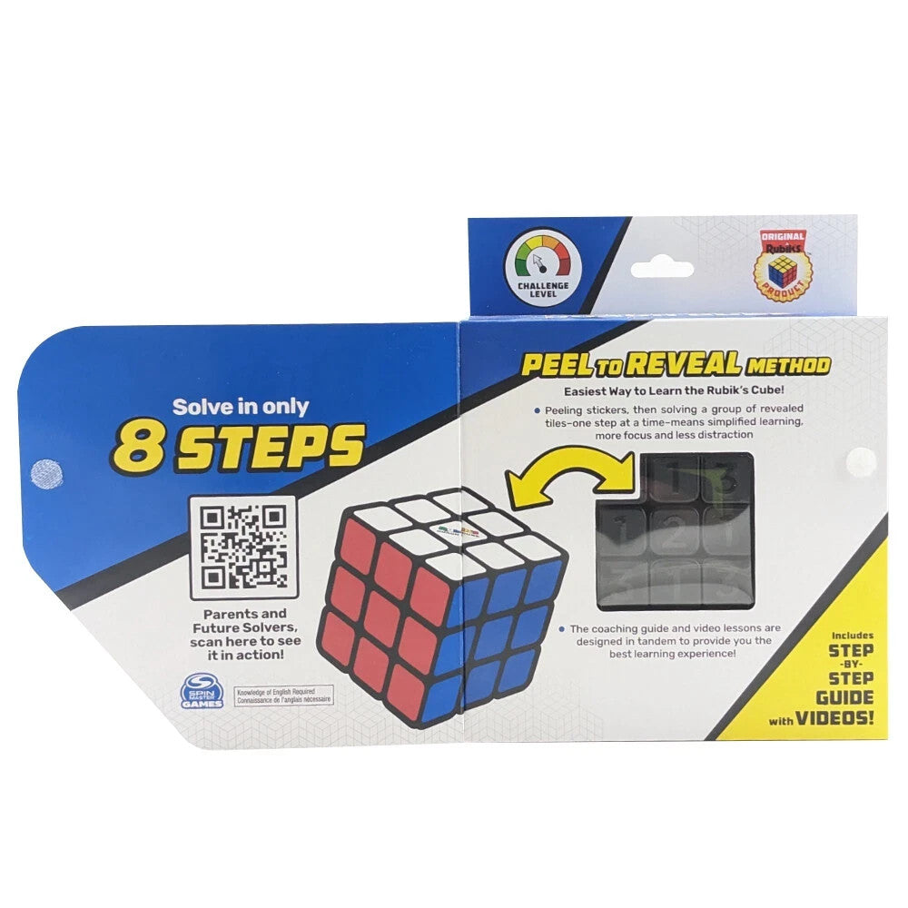 Genuine Rubik's Coach Cube Learn to Solve Official Tutorial Guide