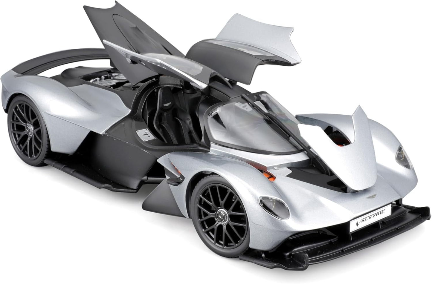 Maisto 2021 Aston Martin Valkyrie 1:18  Silver Grey Die Cast Model Car