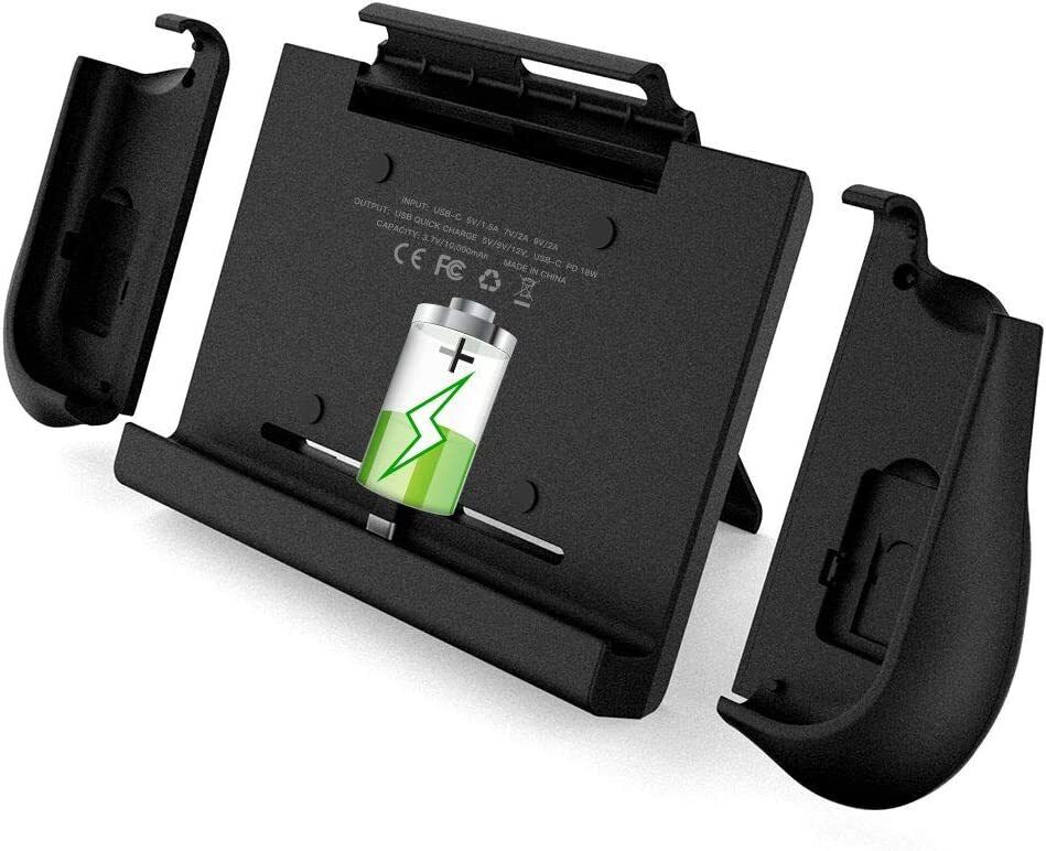 Battery Charger Case for Nintendo Switch with Joy-Con Grips Power Bank 5000mAh 