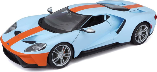 Maisto 2019 Ford GT Blue 1:18 Diecast Model Car Brand New