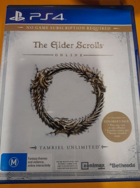 The Elder Scrolls Online: Tamriel Unlimited PS4 Game